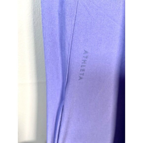 ATHLETA Arrival Dress Size 1X Dark Adonis Blue Lightweight Maxi Long Lagenlook - Picture 7 of 15